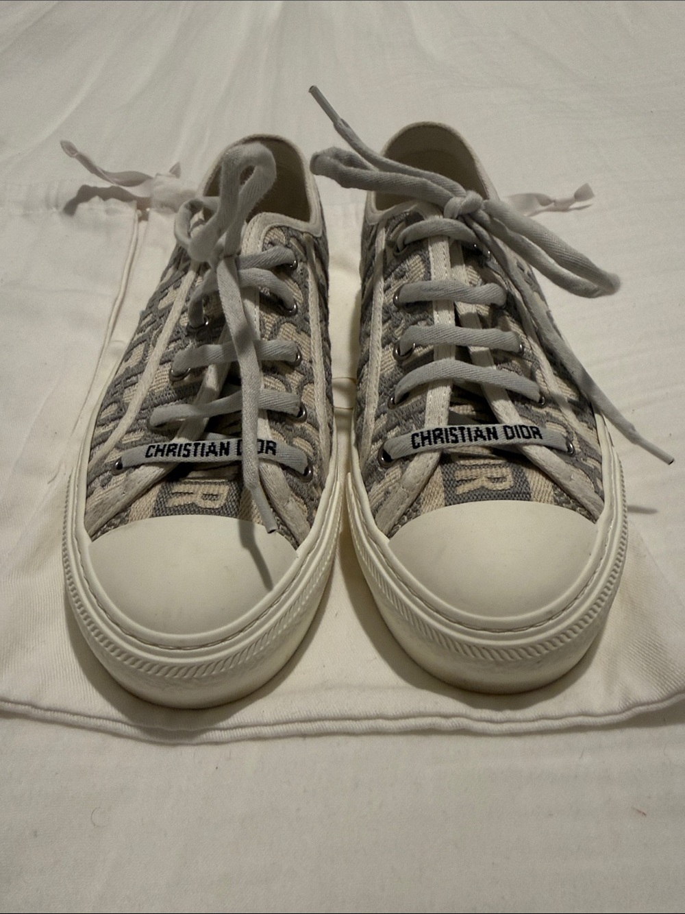 Christian Dior Walk'n'Dior Sneaker
Stone Gray Dior Oblique Embroidered Cotton